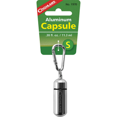Coghlan's Aluminum Capsule with biner (small)