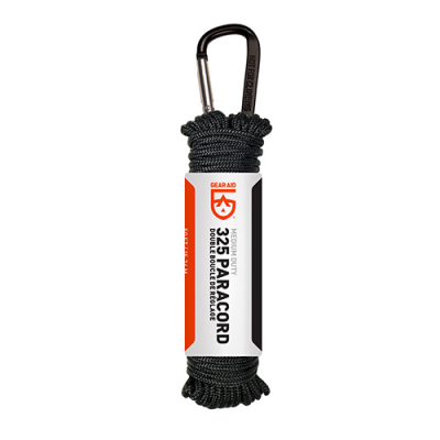 GearAid Paracord 325' - 15 meters - black